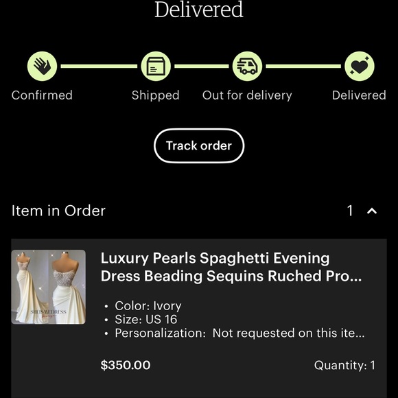 Wedding/prom gown - Picture 6 of 6